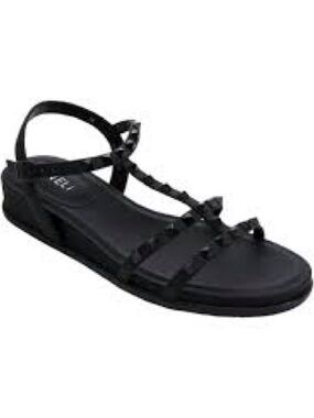 Nelina T-Strap Studded Sandal